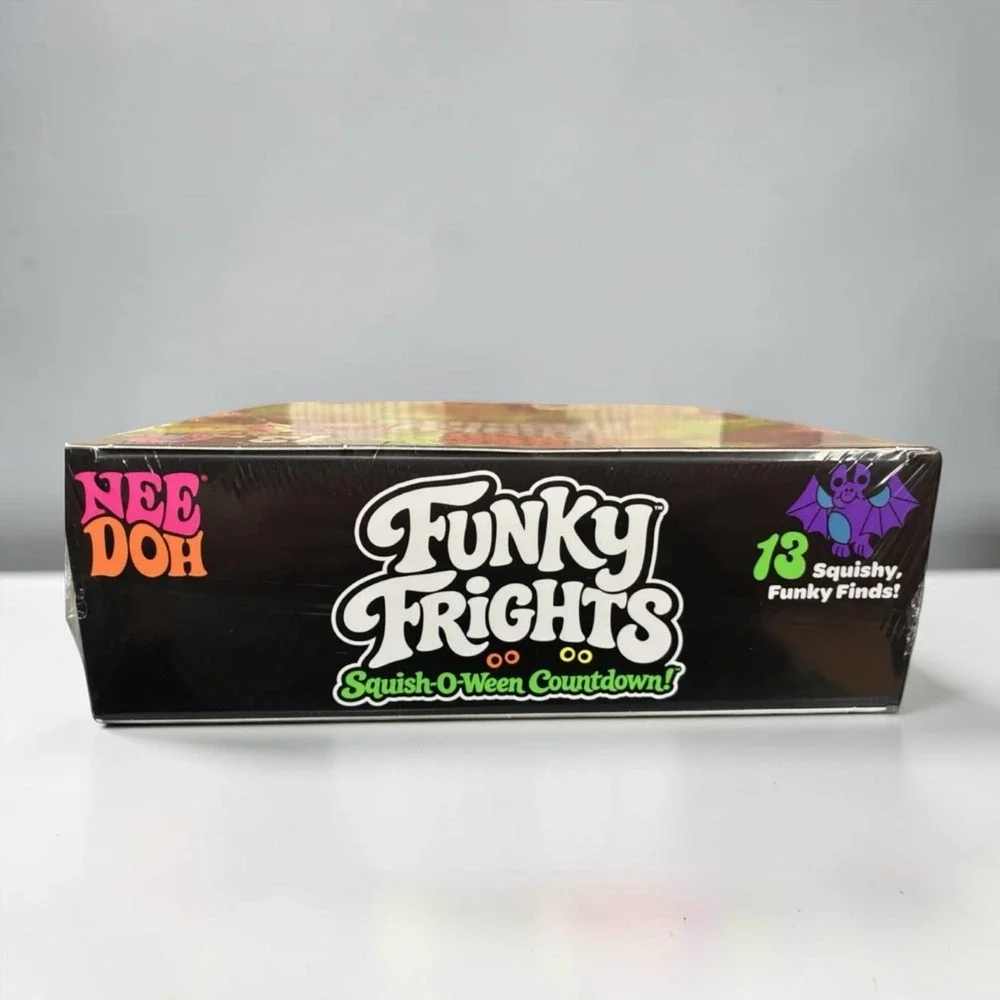 Schylling NeeDoh Funky Frights Squish-O-Ween Countdown 13 Squishy Funky Finds